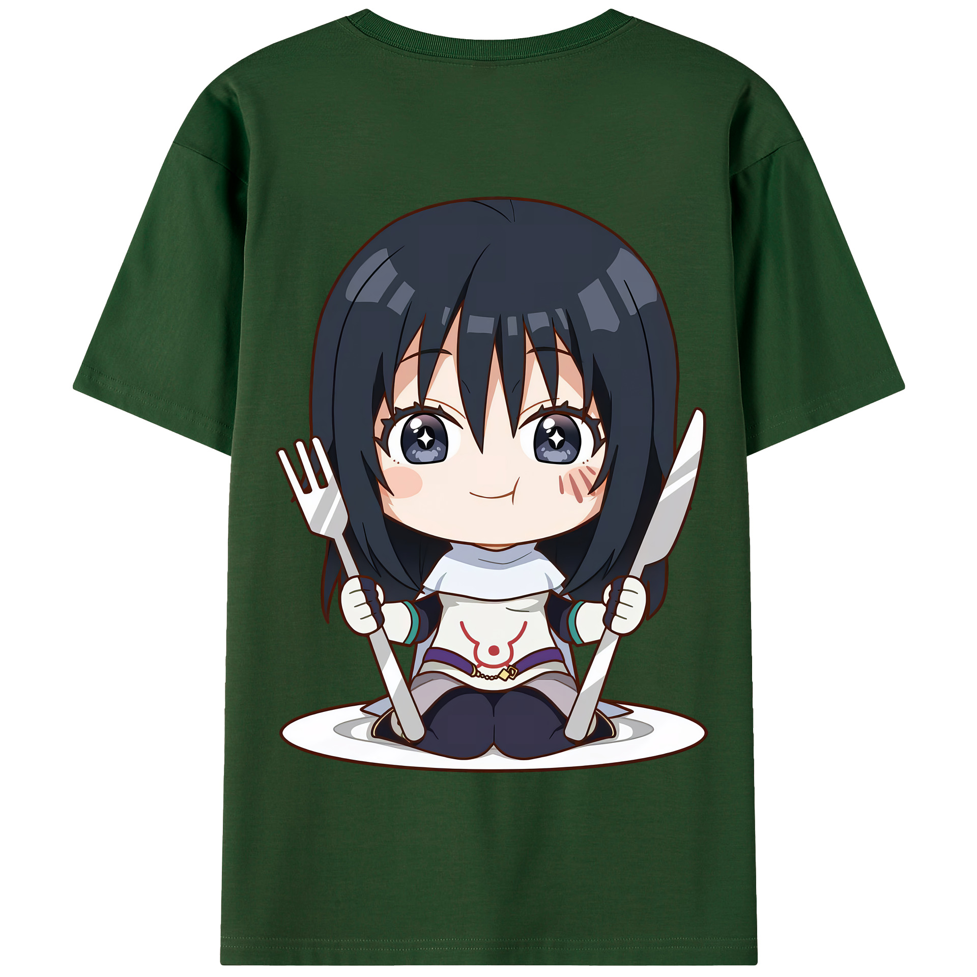 （画像用） 転スラ Regarding Reincarnated to Slime 綿100％半袖Tシャツ（背面プリント）